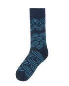 Chaussettes en coton bleues