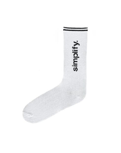 Chaussettes en coton blanches