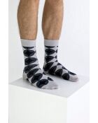 Lot de 4 paires de chaussettes en coton assorties