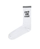 Chaussettes en coton blanches