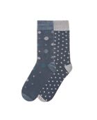 Lot de 2 paires de chaussettes en coton grises
