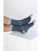 Lot de 2 paires de chaussettes en coton grises