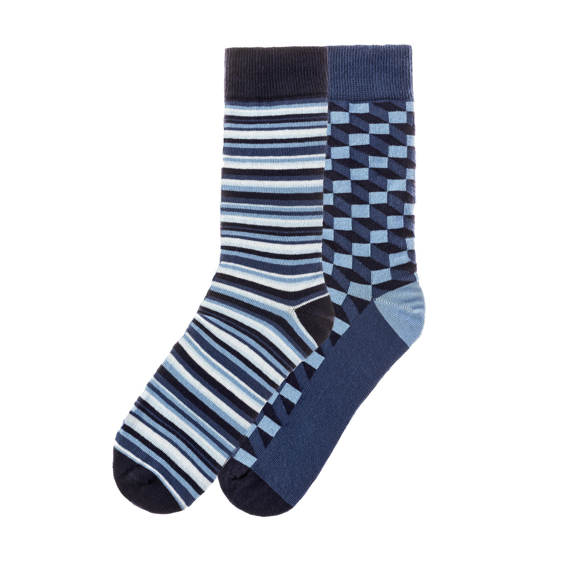 2 paires de chaussette BLEUFORET bleues Pointure 43-46 - Accessoires