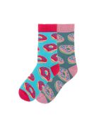 Lot de 2 paires de chaussettes en coton assorties