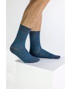 Chaussettes en coton grises