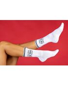Chaussettes en coton blanches
