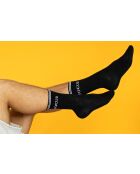 Chaussettes en coton noires