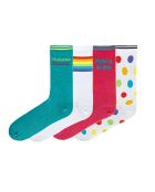Lot de 4 paires de chaussettes en coton assorties