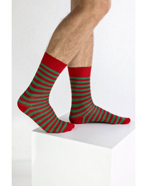 Lot de 4 paires de chaussettes en coton assorties