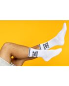 Lot de 4 paires de chaussettes en coton blanches