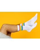 Lot de 4 paires de chaussettes en coton blanches