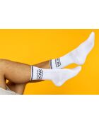 Chaussettes en coton blanches