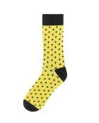 Chaussettes en coton jaunes