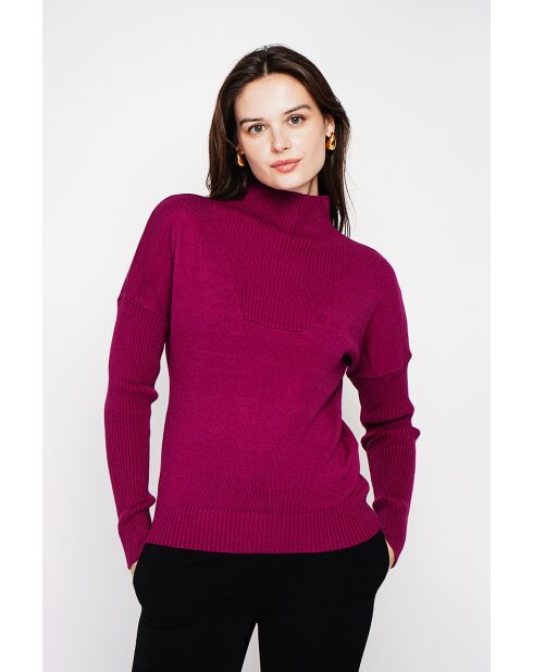 Pull Mathilde cerise