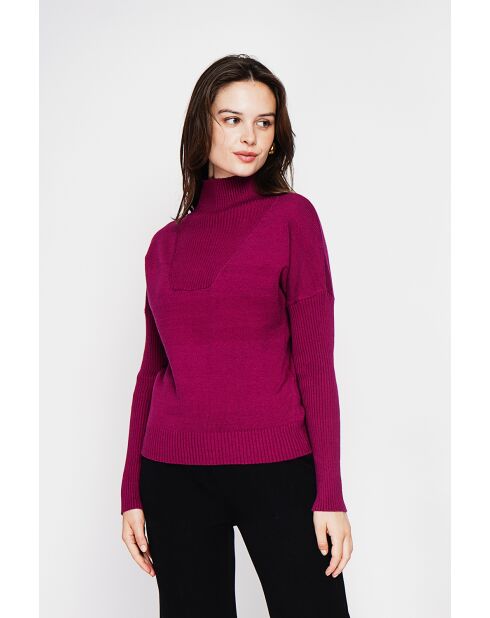 Pull Mathilde cerise