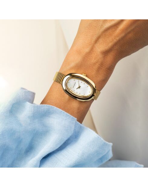 Montre en Acier dorée