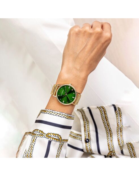 Montre en Acier dorée