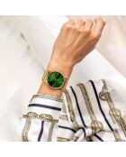 Montre en Acier mesh dorée