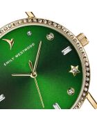 Montre en Acier mesh dorée