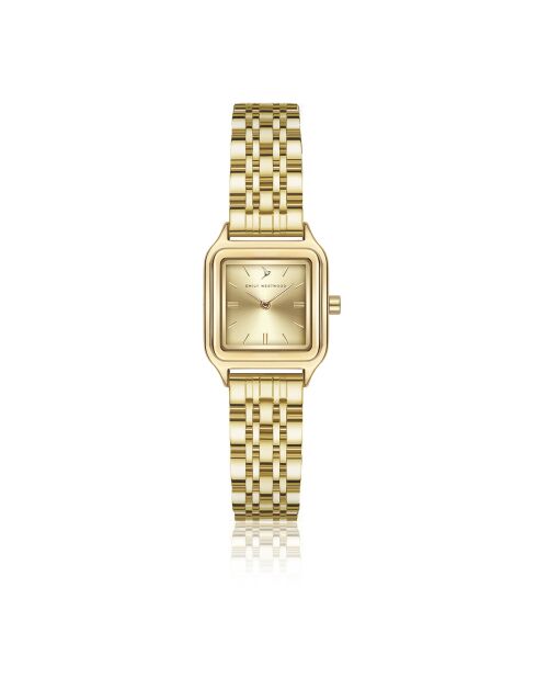 Montre en Acier dorée