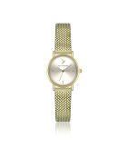 Montre en Acier mesh dorée