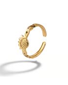 Bague en Acier plaqué Or jaune dorée