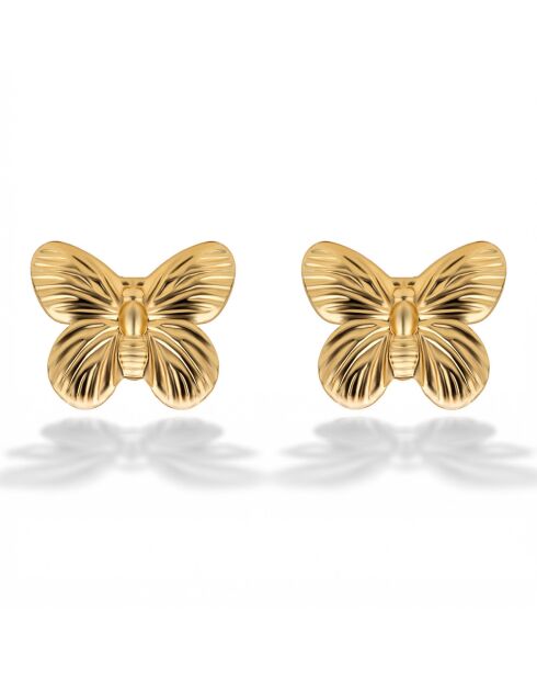 Goudgele vergulde stalen oorbellen