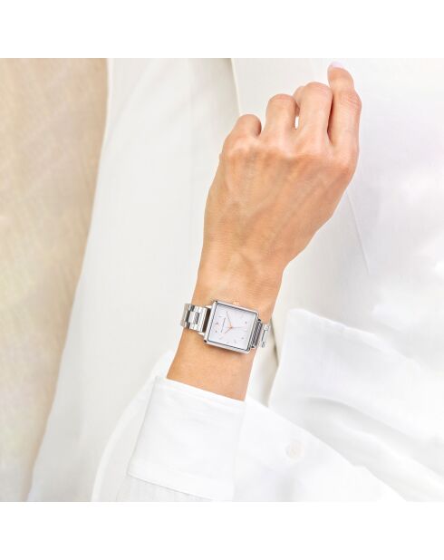 Montre en Acier argentée