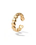 Bague en Acier plaqué Or jaune dorée