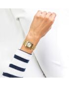 Montre en Acier mesh dorée