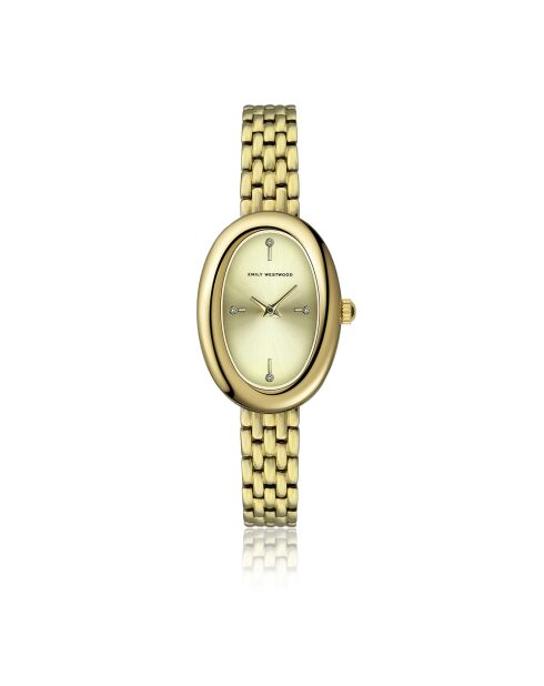 Montre en Acier dorée