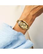 Montre en Acier dorée