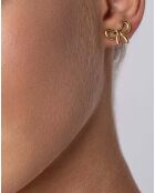 Adelina vergulde geelgouden stalen oorbellen