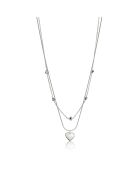 Collana Malani in acciaio argentato