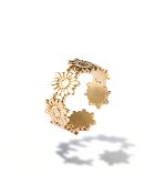 Bague en Acier plaqué Or jaune dorée