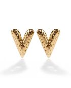 Goudgele vergulde stalen oorbellen