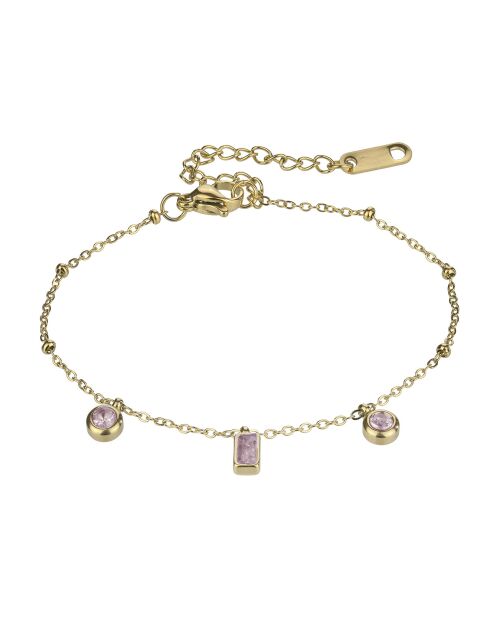 Bracelet Gabrielle en Acier plaqué Or jaune doré