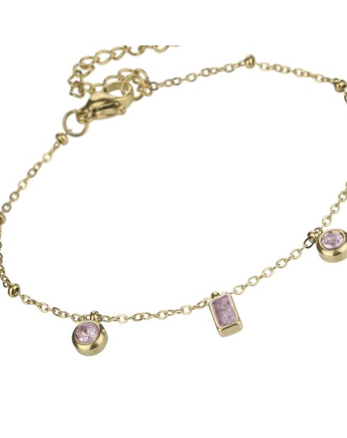 Bracelet Gabrielle en Acier plaqué Or jaune doré