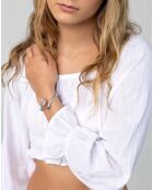 Bracelet en Acier argenté