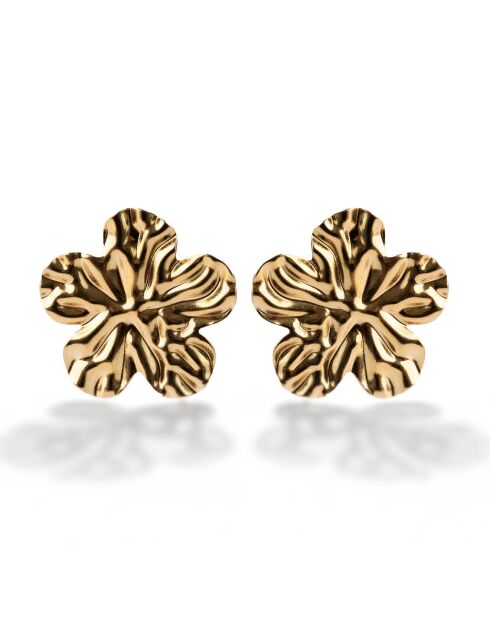 Goudgele vergulde stalen oorbellen