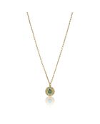 Collana Kaylee in acciaio placcato oro giallo e oro/turchese azzurro