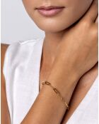 Bracelet Makenzie en Acier plaqué Or jaune doré