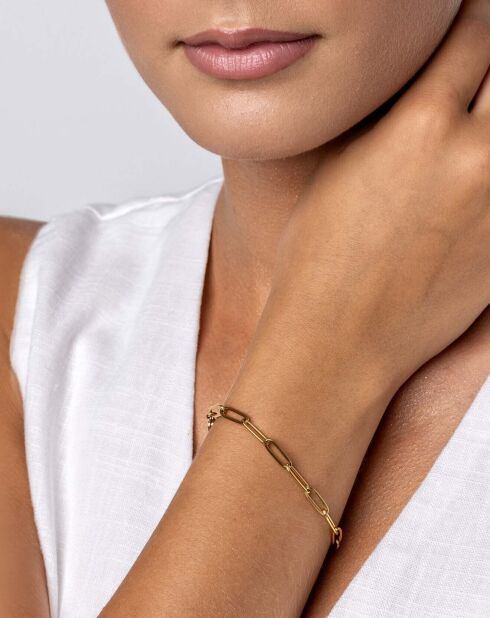 Bracelet Makenzie en Acier plaqué Or jaune doré