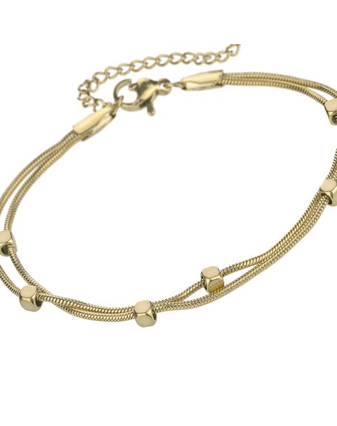 Bracelet Allie en Acier plaqué Or jaune doré