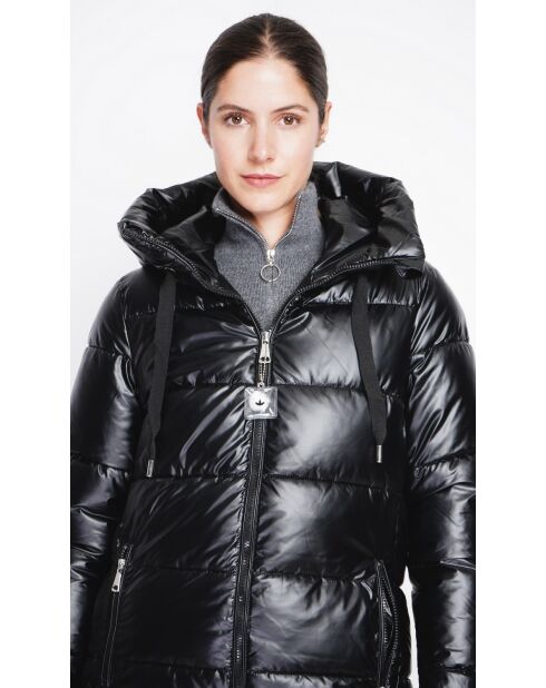 Doudoune longue noire