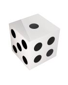 Mesa de café blanca Cube Dice Game