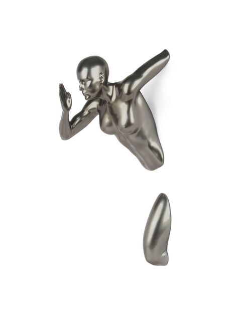 Antraciet Grande Coureuse harssculptuur