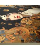 Estampe Hommage à Klimt Multicolore