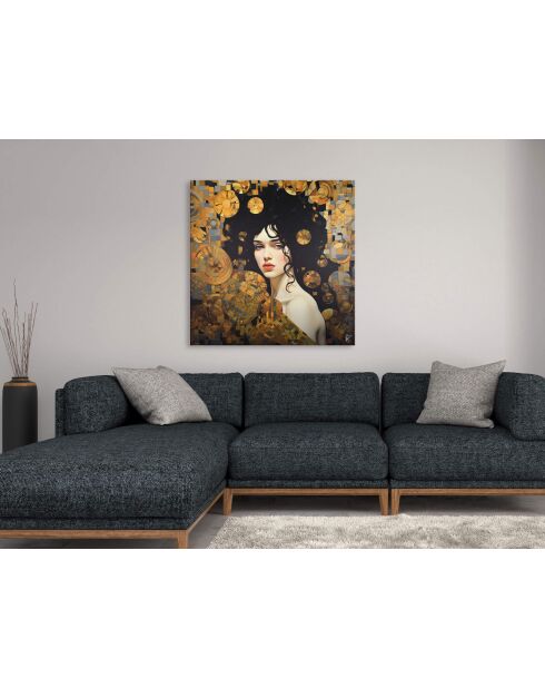 Estampe Hommage à Klimt Multicolore