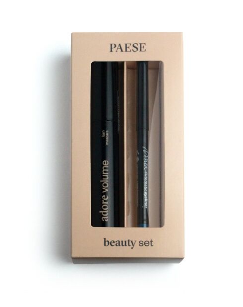 Coffret beauté Glam mascara Adore Volume et eyeliner Linéa bleu